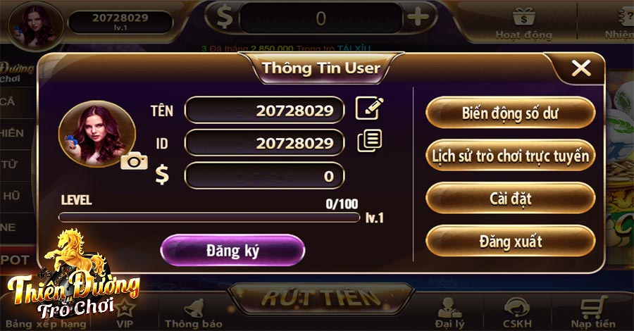 Đăng ký TDTC và trải nghiệm nạp tiền chơi game với 88K